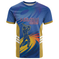 Custom Mumbai India Cricket T Shirt Go Champions