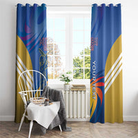 Custom Mumbai India Cricket Window Curtain Go Champions
