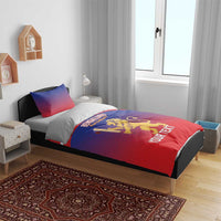 Custom Bengaluru India Cricket Bedding Set Go Champions