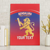 Custom Bengaluru India Cricket Canvas Wall Art Go Champions