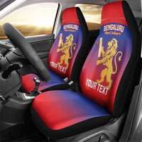 Custom Bengaluru India Cricket Car Seat Cover Go Champions