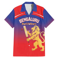 Custom Bengaluru India Cricket Family Matching Mermaid Dress and Hawaiian Shirt Go Champions