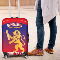 Custom Bengaluru India Cricket Luggage Cover Go Champions