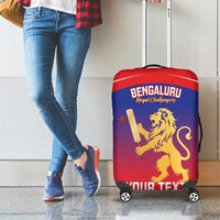 Custom Bengaluru India Cricket Luggage Cover Go Champions