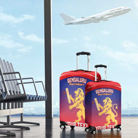 Custom Bengaluru India Cricket Luggage Cover Go Champions
