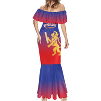 Custom Bengaluru India Cricket Mermaid Dress Go Champions