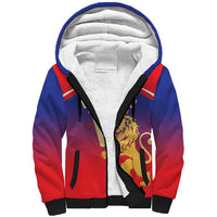 Custom Bengaluru India Cricket Sherpa Hoodie Go Champions