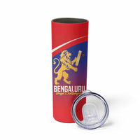 Custom Bengaluru India Cricket Skinny Tumbler Go Champions