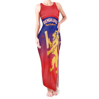 Custom Bengaluru India Cricket Tank Maxi Dress Go Champions