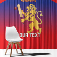 Custom Bengaluru India Cricket Window Curtain Go Champions