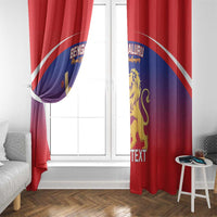 Custom Bengaluru India Cricket Window Curtain Go Champions