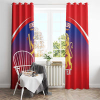 Custom Bengaluru India Cricket Window Curtain Go Champions