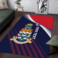 Custom Cayman Islands Cricket Area Rug 2025 Sporty Style