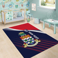Custom Cayman Islands Cricket Area Rug 2025 Sporty Style