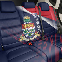 Custom Cayman Islands Cricket Back Car Seat Cover 2025 Sporty Style