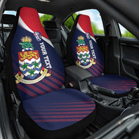 Custom Cayman Islands Cricket Car Seat Cover 2025 Sporty Style