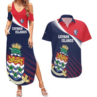 Custom Cayman Islands Cricket Couples Matching Summer Maxi Dress and Hawaiian Shirt 2025 Sporty Style