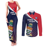 Custom Cayman Islands Cricket Couples Matching Tank Maxi Dress and Long Sleeve Button Shirt 2025 Sporty Style