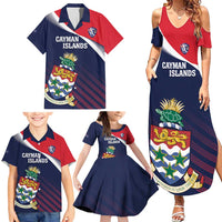 Custom Cayman Islands Cricket Family Matching Summer Maxi Dress and Hawaiian Shirt 2025 Sporty Style