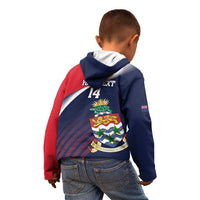 Custom Cayman Islands Cricket Kid Hoodie 2025 Sporty Style