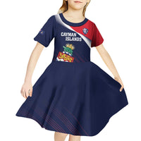 Custom Cayman Islands Cricket Kid Short Sleeve Dress 2025 Sporty Style