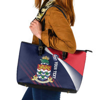 Custom Cayman Islands Cricket Leather Tote Bag 2025 Sporty Style