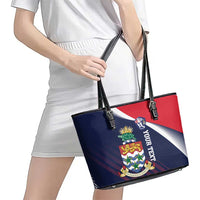 Custom Cayman Islands Cricket Leather Tote Bag 2025 Sporty Style