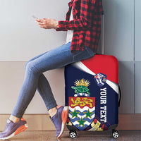 Custom Cayman Islands Cricket Luggage Cover 2025 Sporty Style
