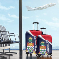 Custom Cayman Islands Cricket Luggage Cover 2025 Sporty Style