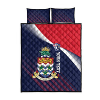 Custom Cayman Islands Cricket Quilt Bed Set 2025 Sporty Style