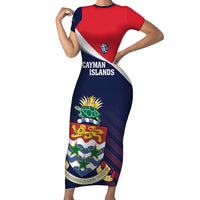 Custom Cayman Islands Cricket Short Sleeve Bodycon Dress 2025 Sporty Style