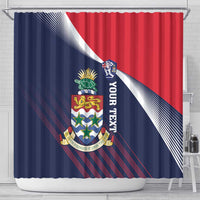 Custom Cayman Islands Cricket Shower Curtain 2025 Sporty Style