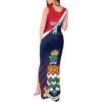 Custom Cayman Islands Cricket Tank Maxi Dress 2025 Sporty Style