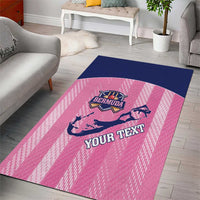 Custom Bermuda Cricket Area Rug Go Gombey Warriors