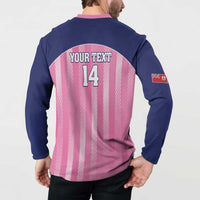 Custom Bermuda Cricket Button Sweatshirt Go Gombey Warriors