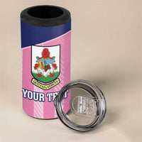 Custom Bermuda Cricket 4 in 1 Can Cooler Tumbler Go Gombey Warriors