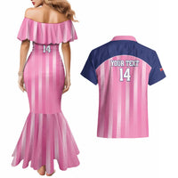 Custom Bermuda Cricket Couples Matching Mermaid Dress and Hawaiian Shirt Go Gombey Warriors