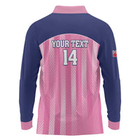 Custom Bermuda Cricket Long Sleeve Polo Shirt Go Gombey Warriors