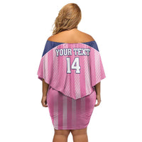 Custom Bermuda Cricket Off Shoulder Short Dress Go Gombey Warriors