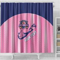 Custom Bermuda Cricket Shower Curtain Go Gombey Warriors