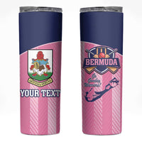 Custom Bermuda Cricket Skinny Tumbler Go Gombey Warriors