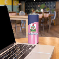 Custom Bermuda Cricket Skinny Tumbler Go Gombey Warriors