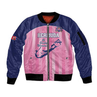 Custom Bermuda Cricket Sleeve Zip Bomber Jacket Go Gombey Warriors