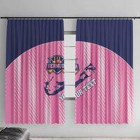 Custom Bermuda Cricket Window Curtain Go Gombey Warriors