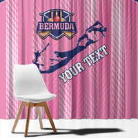 Custom Bermuda Cricket Window Curtain Go Gombey Warriors