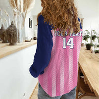 Custom Bermuda Cricket Women Casual Shirt Go Gombey Warriors