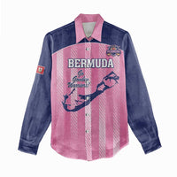 Custom Bermuda Cricket Women Casual Shirt Go Gombey Warriors