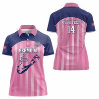Custom Bermuda Cricket Women Polo Shirt Go Gombey Warriors