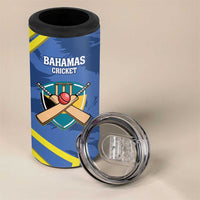Custom The Bahamas Cricket 4 in 1 Can Cooler Tumbler Come On Bahamian