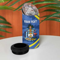 Custom The Bahamas Cricket 4 in 1 Can Cooler Tumbler Come On Bahamian